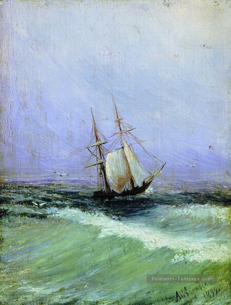 marina 1892 Romantique Ivan Aivazovsky russe Peintures à l'huile